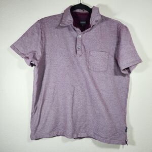 Buffalo David Bitton Kasper Men's Short-Sleeve Polo Purple Size M